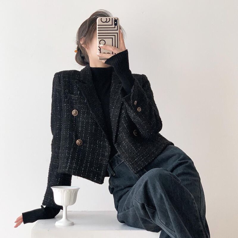 French-Style Jacket 2026 Spring and Autumn New Korean Version Niche Elegant Socialite Short Blazer Top