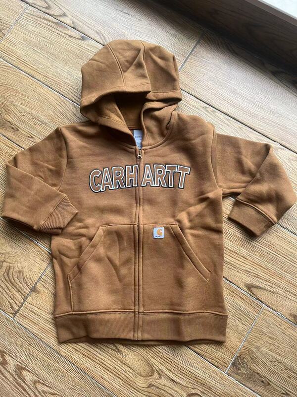 Carhartt Carhartt Men's and Women's Classic Bib Overalls Sweatshirt with Zipper and Hood Carhartt Carhartt Men's and Women's Classic Bib Overalls Sweatshirt with Zipper and Hood