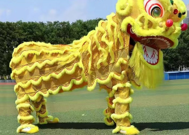 Lion Dance Lion Dance South Lion Hair Wake Lion Foshan Lion Dance Props Authentic Southern Lion Primary Lion Dance Head Set