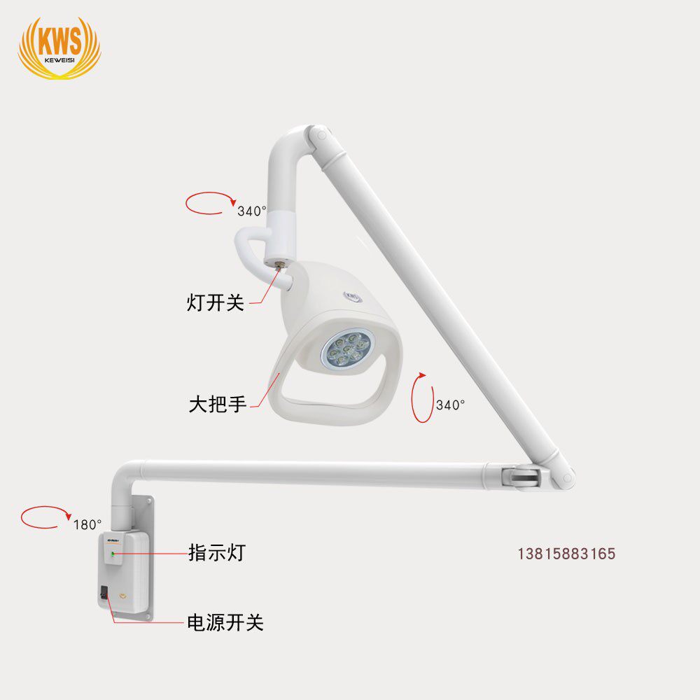 21WLED medical examination light ENT, stomatology, gynecology and obstetrics, pet hospital, surgical light, tattoo lighting