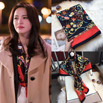 2023 Su Ming Yuyao Chen same silk towel Hangzhou silk silk silk silk scarf with a hundred shawl