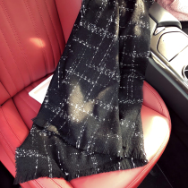 Winter new Korean version of Xiaoxiang style scarf womens autumn and winter wild long imitation cashmere shawl student collar