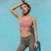 Runaway Loli gạc rỗng thoáng khí và nhanh khô áo ngực yoga chống sốc tập thể dục phụ nữ rập khuôn đồ lót thể thao ao tap gym Đồ lót thể thao