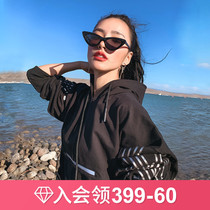 Runaway Lolita warm spring casual wild sports jacket womens running training outdoor fitness clothes