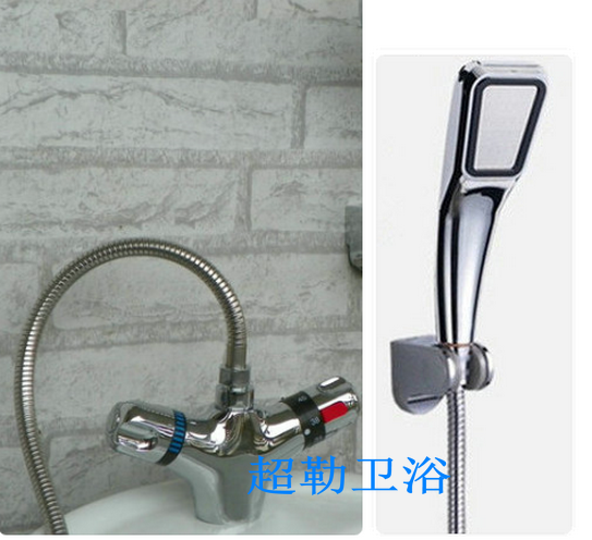 Single-hole thermostatic surface basin tap baby bathing swimming pool hot and cold shower head shower nozzle intelligent thermoregulation water mixing valve