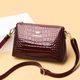 Hong Kong I.Tgreg Fashionable Genuine Leather Women's Bag Shoulder Crossbody Small Bag Middle-aged Mother Bag Simple Versatile Soft Leather Bag