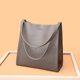 Hong Kong I.Tgreg Women's Genuine Leather Commuter Bag Cowhide Tote Bag Versatile Large Capacity Shoulder Bag Simple Large Bag