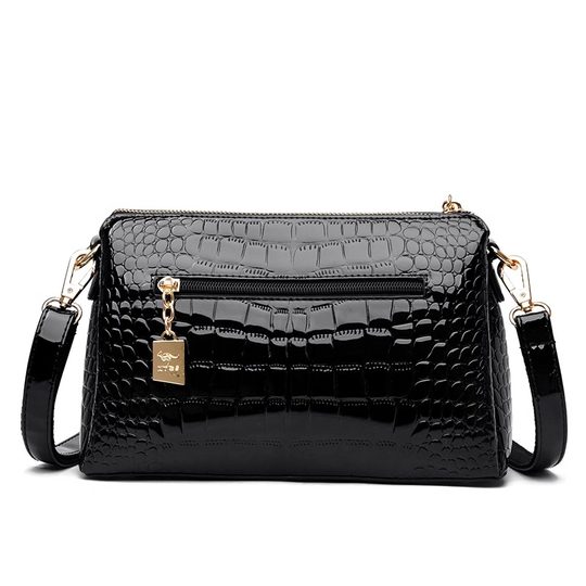 Hong Kong I.Tgreg Fashionable Genuine Leather Women's Bag Shoulder Crossbody Small Bag Middle-aged Mother Bag Simple Versatile Soft Leather Bag