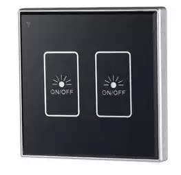 Wireless touch screen remote control switch 86 type zero fire wire 2 way learning smart home switch panel accessories