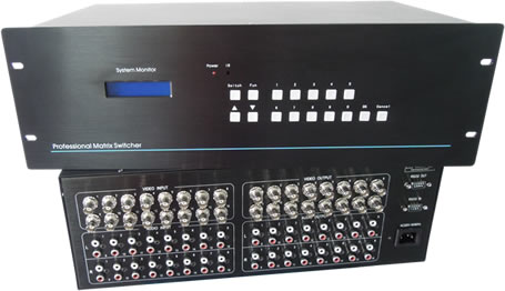 AV Matrix 32 in 32 out audio and video 32 in 32 out audio matrix multimedia Matrix video matrix