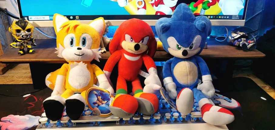 US версия Сега фильм версия sonic плюшевая игрушка кукла кукла