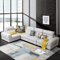 Bear hug happy special wheat technology cloth high back package feel living room combination fabric sofa