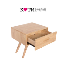 Happy Temai bedside table Modern simple leather bed cloth bed bedside table ZC