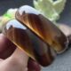 ສາຍແຂນ agate ສີແດງທໍາມະຊາດ Brazilian / ພືດນ້ໍາທາງວິນຍານສີດໍາ / ໂຄງສ້າງທີ່ສວຍງາມ / ສີທີ່ສວຍງາມທີ່ສວຍງາມ / ຄູ່ຂອງສາຍແຂນ