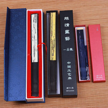 7 inch 8 inch 10 inch fan folding fan Mens fan special gift brocade fan Box large medium size big red flannel bottom