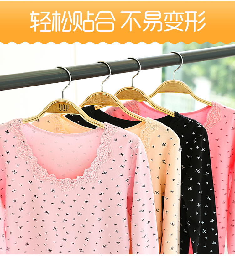 Cotton đồ lót nhiệt nữ trung học sinh cơ sở áo len cotton dài tay áo đơn nữ cô gái phần mỏng quần áo mùa thu để mặc áo giữ nhiệt nam thể thao