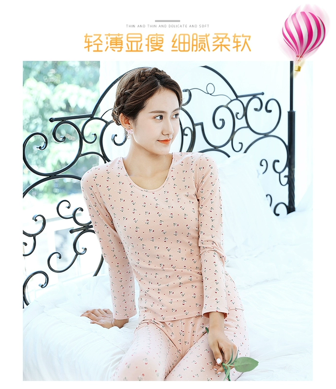 Cotton trung niên ấm quần lót cotton mùa thu quần dài phù hợp với mẹ kích thước lớn áo len cotton đường chỉ quần