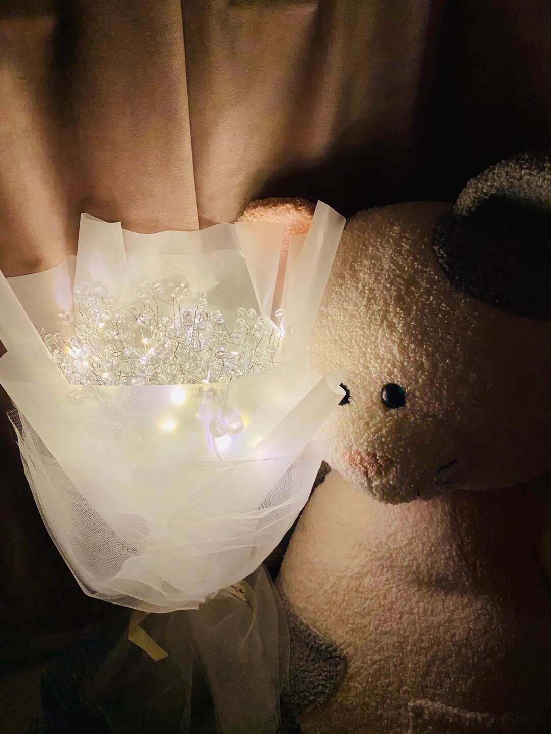 Другие материалы 节日创意满天星灯装饰花束摆件手工diy材料包闺蜜女朋友生日礼物