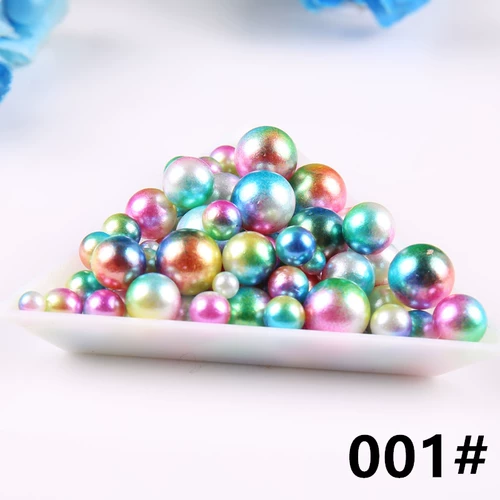 Двухцветные бусины из жемчуга, декор, 4-10мм, градиент