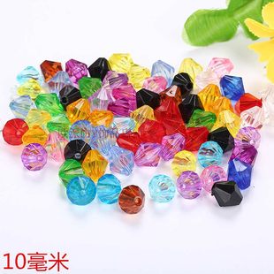 Браслет из бисера ручной работы, штора, прозрачные акриловые бусины, DIY, 10mm