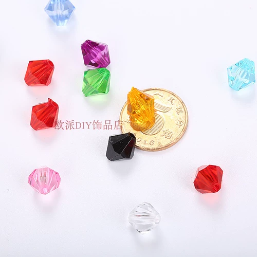 Браслет из бисера ручной работы, штора, прозрачные акриловые бусины, DIY, 10mm