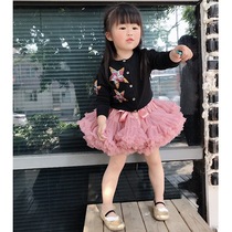 NANI WLQ children tutu set baby cardigan sweater foreign style 2019 girls sweater new spring and autumn New
