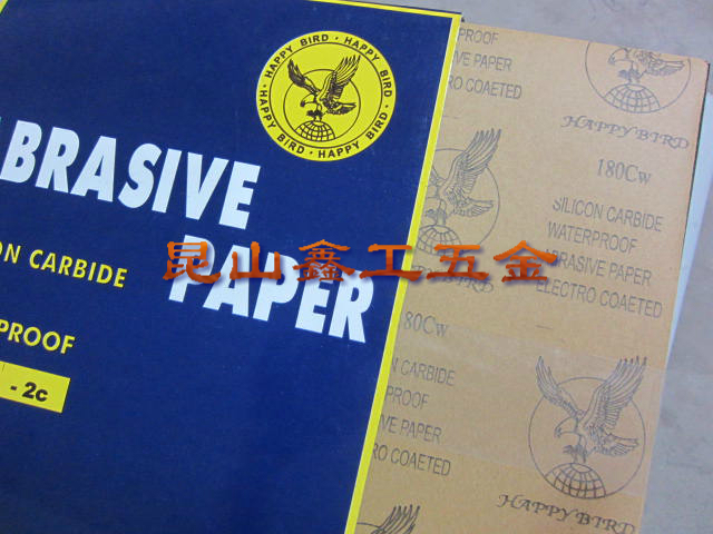 Hawk sandpaper South Korea water-resistant silicon carbide water mill 180 220 240 320 400 600# catalog