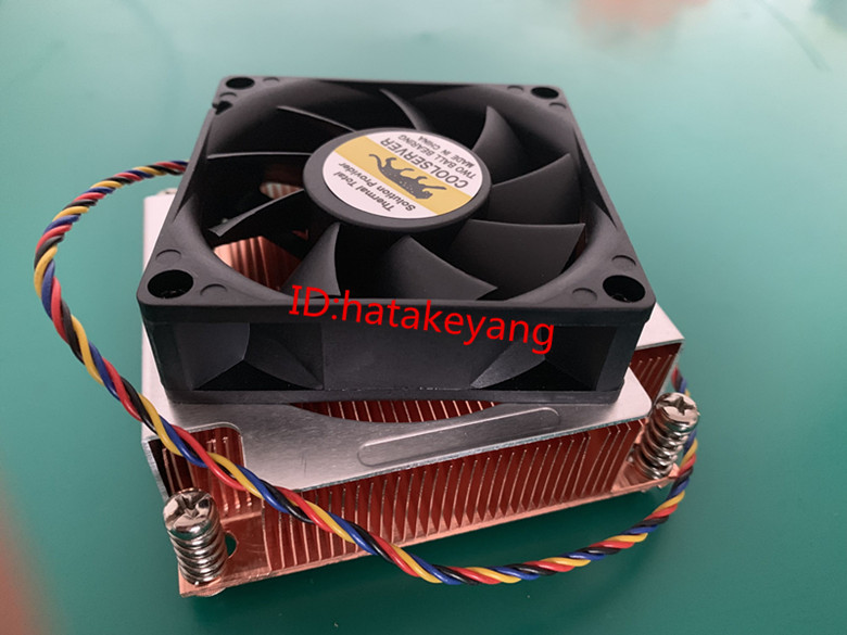 LGA2011 pin large pure copper radiator tower 2U server dedicated brand new