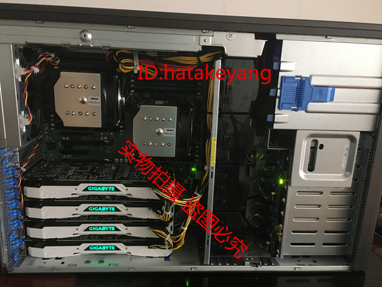 Supermicro 7048GR-TR GPU platform for AI voice intelligence deep learning high-performance workstation