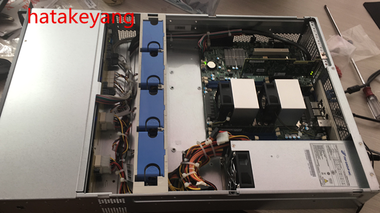 DIY server X9DRL-IF E5-2650 * 2 16G ST300G SAS* 2 LSI 9240-8I