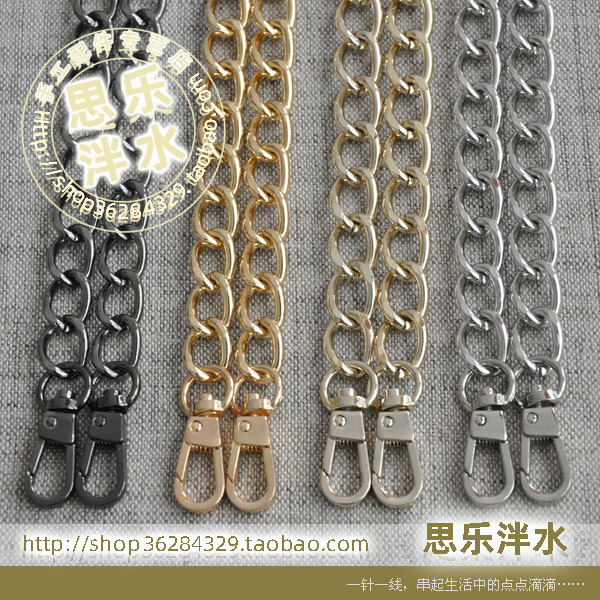 Metal chain 10MM side bag chain bag chain bag belt chain chain bag chain single sale