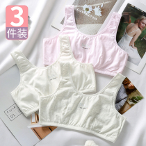 Girl vest high school students cotton development period size 18-year-old sports fat MM underwear thin middle school children 14