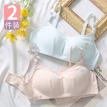 13-year-old girl underwear development period 16 high school students adolescent girl bra summer thin model gathered without steel ring