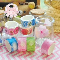 Японская учетная запись рука романтическая мечта Girl Blue Demon Ji Rose Cherry Cherry Creative Petal Petal Stick