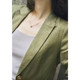 Ni Ge's shop town store classic quality linen slim fit short blazer