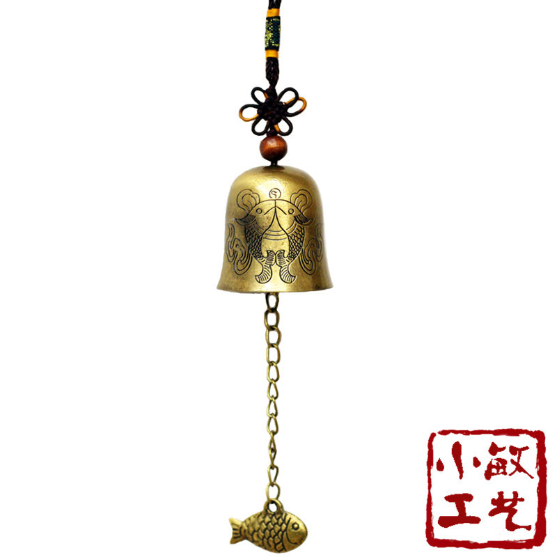 Tea Horse Ancient Road style wind bell Camel bell copper bell clang metal hanging door decoration Yunnan Lijiang Pastoral Feng Shui bell