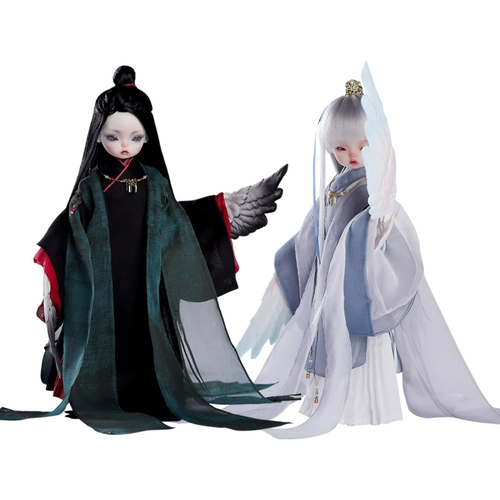 Кукол -зона Джейд Берд Цинфенг Мингиен 6 очков BJD Doll DZ Оригинальный национальный ветер Специальный тело SD Голые крылья куклы кукла