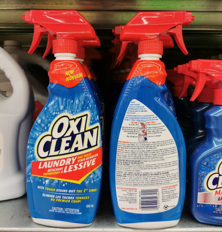 Canada OXI CLEAN magic net decontamination nozzle cleaner strong to yellow decontamination Canada direct mail