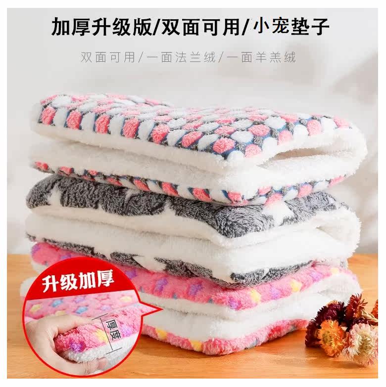 Rabbit's Winter Rabbit Warm Cotton Mass Dragon Cat Holland Pig Foot Cattle Cattle Winter Cold Anti-Freeze Sleeping Pad