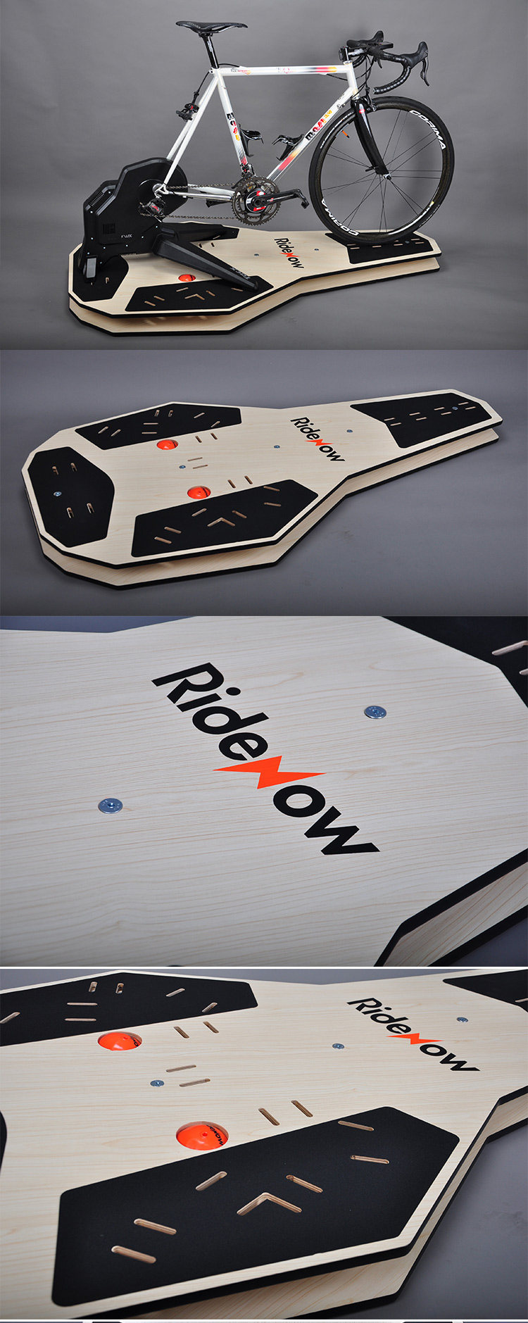 вело инструменты 摇车板 ridenow 骑行台室内训练 山地公路车碳纤维车架 不伤车架 OTHER