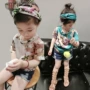 Áo phông 2018 cho bé gái sáng tạo in hình mùa hè cho bé sơ sinh ngắn tay thời trang hàng đầu áo trẻ em