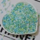 Свежий синий и зеленый цвет 10г, около 700 шт.