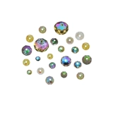 100 вспышек вспышки бутик плоские бусины австрийский качественный качественный девчась с бусинками.