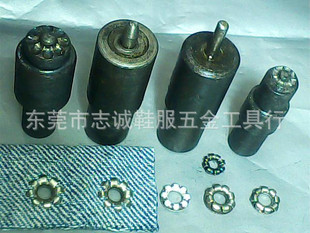 Hollow rivet motorized flowering tool electric corns (eye) button flowering mold