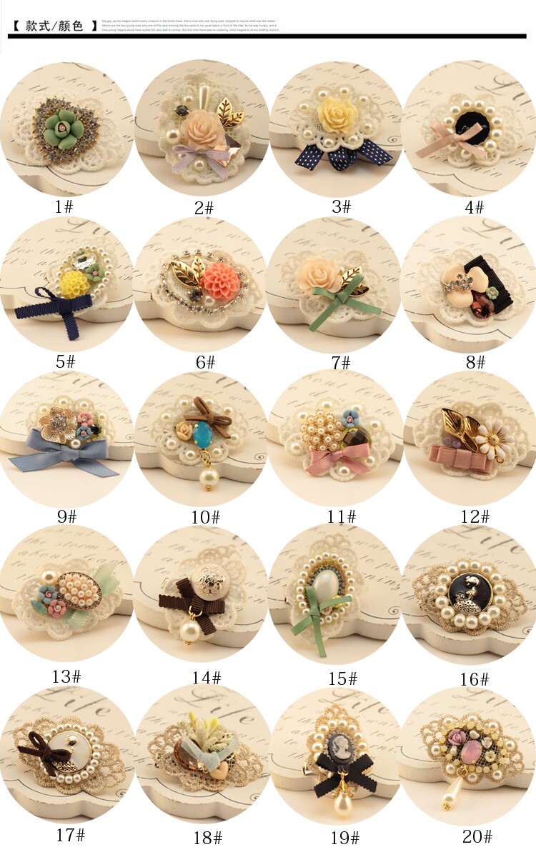 Broche femme en ruban - Ref 1173163 Image 8