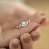 Man Kun qun xiang 1 karat diamond custom wedding diamond ring gia50-loose natural diamonds jie tuo customization