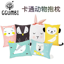 South Korea GGUMBI Baby Pillow Children Cartoon Animal Holding Pillows Easy To Detach Light Soft Comfort All Season Universal