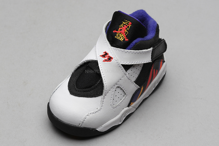 Burdock Air Jordan 8 Joe 8 AJ8 aj8 Ba vương miện liên tiếp Giày trẻ em 305360-142 - Giày dép trẻ em / Giầy trẻ giày adidas trẻ em