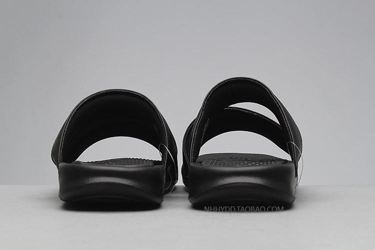 NIKE Ninja đôi quai dép thể thao dép đi biển nam và nữ đôi đai đen trắng 819717-010 - Dép thể thao dép havaianas nam