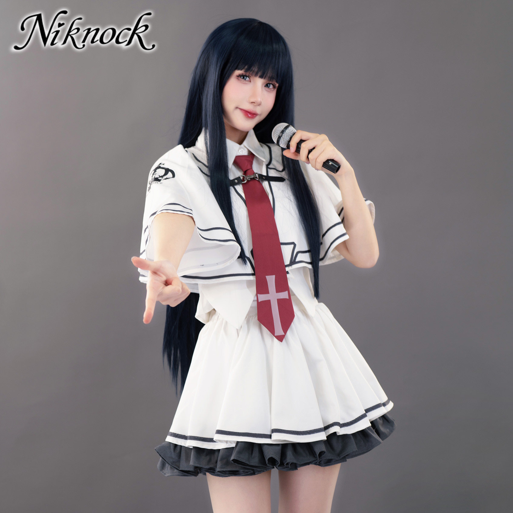 妮可妮蔻素晴日校服cos服测评:还原度高但细节需注意_Cosplay女装_淘宝游戏网